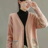 ราคา เสื้อคลุมแขนยาว ไหมพรม ลายกวาง (1729620423102466740)