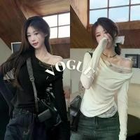 ราคา Vogueพร้อมส่ง เสื้อไหมพรมแขนยาว ไหมพรม สีพื้น ยืดตามตัว (Y0321) สินค้าแนะนำ (1732599333246043390)
