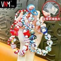 ราคา พวงกุญแจกระเป๋าสไตล์เกาหลี งานฝีมือลูกปัดแฮนด์เมด พวงกุญแจ ไหมพรม ปัจฉิม (1732054665167735167)