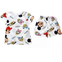 ราคา เสื้อผ้าเด็กแฟชั่น, คอลเลกชัน 2025, ชุดกีฬาสำหรับผู้ชายและผู้หญิง, ชุด 2 ชิ้นพิมพ์ลายการ์ตูนแฟชั่น, เสื้อยืดแขนสั้น 3 ชิ้น, กางเกงขาสั้น, เหมาะสำหรับเด็กอายุ 1 ขวบ, 2 ปี, 4T, 202 (1731601928627718499)