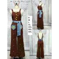 ราคา (เพิ่มไซส์) จั๊มสูทขายาว เสื้อ+เอี๊ยม งานปัก สวยมากๆ งานป้าย chalita จัดส่งเฉพาะจุด (1732170069110327156)