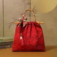 ราคา กระเป๋าถือไม้ไผ่แบบใช้มือถือ, แฟชั่นสำหรับผู้หญิง, กระเป๋าถือผ้าฝ้าย, งานปัก, กระเป๋าถังทำมือ, กระเป๋าโท้ทความจุขนาดใหญ่, กระเป๋าสะพายหญิง, 6 [COD] (1732023700985119907)