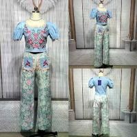 ราคา ชุดเซตกางเกงขายาว เสื้อยีนส์ งานปัก+กางเกงขายาวเอวสูง งานป้าย chalita คําแนะนําผลิตภัณฑ์ใหม่ของเดือนนี้ (1732366264122639492)