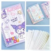ราคา Sanrios Kawaii Kuromi สมุดโน๊ต A5 อะนิเมะ น่ารัก มินิ My Melody แผ่นจดบันทึก การ์ตูน แบบพกพา ไดอารี่ เครื่องเขียน สำนักงาน อุปกรณ์การเรียน (1730893710685407442)