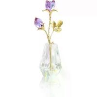 ราคา ตุ๊กตาดอกทิวลิปสีม่วง, วัสดุคริสตัล, ของสะสม, ตกแต่งดอกกุหลาบแก้วคริสตัลขนาดเล็ก, ดอกกุหลาบสีม่วงพร้อมลำต้น, ดอกไม้แก้วในแจกันแก้ว, เครื่องประดับตกแต่งบ้าน, เหมาะสำหรับงานแต่งงาน (1732514924422333564)