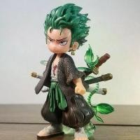 ราคา ฟิกเกอร์ One Piece Zoro รุ่น Q, การออกแบบที่น่ารัก, รถยนต์ไฟฟ้าทาสี DIY, ฟิกเกอร์ One Piece, ของสะสม (1732264890063094977)