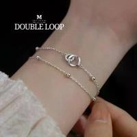 ราคา ของแท้ 100% MEETพร้อมส่ง กำไลเงิน Double loop สร้อยข้อมือปรับได้ กำไลแฟชั่น กำไลข้อมือเงินแท้ สร้อยข้อมือสวยๆ เหรียญ หลวง พ่อ คูณ แหวน ปรับ ได้ ตาม ขนาด นิ้ว ธูปพระพิฆเนศ (1732098549353317847)