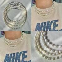 ราคา ของแท้ 100% Piing me Necklace | สร้อยคอไข่มุกน้ำจืดสลับลูกปัด เหรียญ หลวง พ่อ คูณ แหวน ปรับ ได้ ตาม ขนาด นิ้ว (1732097451526620631)
