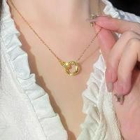 ราคา สร้อยคอแหวนคู่ Mobius สำหรับผู้หญิง ราคาไม่แพง ดีไซน์เฉพาะ หรูหรา โซ่กระดูกไหปลาร้าเหล็กไททาเนียมเรียบง่าย ของขวัญสำหรับแฟนหรือเพื่อนที่ดีที่สุด สร้อยคอ เหรียญ ครุฑ สร้อย อั๋น โอกิ รุ่น แรก (173241433