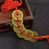 ราคา จัดส่งในกรุงเทพฯ เหรียญจีนโบราณ 6 เหรียญ ห้อยด้ายแดง - Feng Shui 6 Lucky Coin แถมเหรียญ12ราศี 1เหรียญ (1732728732095448365)
