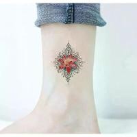 ราคา รอยสักสติกเกอร์ดอกบัวแดง มาใหม่ ส่วนบุคคล กันน้ำสำหรับหน้าท้องและขา ดอกบัวหล่นจริง สมจริงและมีสีสัน พระ เครื่อง หลวง พ่อ แพวัด พิกุล ทอง เช่า พร พร เหรียญ เจริญ (1732035643482211819)