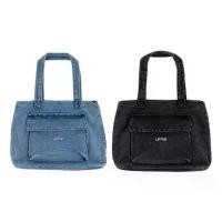 ราคา URTHE - กระเป๋ายีนส์ รุ่น BROKEN LOGO POCKET TB DENIM วินเทจ ยาง (1732676048381642272)