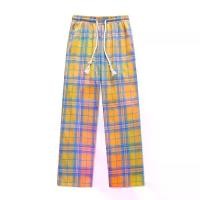 ราคา กางเกงขายาว วินเทจ อเมริกัน เรโทร ลายสก๊อตสีแดงสก็อต ขากว้าง ลำลอง สำหรับผู้ชายและผู้หญิง ปี 2024 มาใหม่ (1731214235843069449)