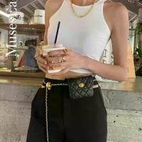 ราคา ห่วงโซ่เอว, หูฟัง, ดนตรี, ลูกบอลสีทองขนาดเล็ก, กระเป๋าคาดเอวผู้หญิง, สไตล์ชาแนลขนาดเล็ก, พร้อมสายโซ่, เข็มขัดคนดังทางอินเทอร์เน็ตแบรนด์ C, ซีลคาดเอววินเทจ (1732386844525037113)