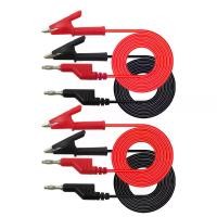 ราคา สายต่อปลาหมึก 4 ชิ้น 4 มม. จากกล้วยไปจนถึงจระเข้ พร้อมตัวนำทดสอบ สายเคเบิล 1 ม. (1731796182253537430)