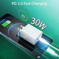 ราคา สายเคเบิล Type-c ถึง 8Pin, PD30W + 2M, หัวชาร์จ Apple, การชาร์จอย่างรวดเร็ว, รองรับอายุแบตเตอรี่ iPhone 13 Pro Max, ปลั๊กชาร์จเร็ว PD30W, ความเข้ากันได้อเนกประสงค์ (1731737950860183984)