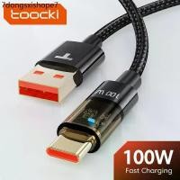 ราคา Toocki PD 100W USB To Type C สายเคเบิล Super Fast Charger สายชาร์จ 6A USB Type C Charger ข้อมูลสายไฟ (1732249287450657995)