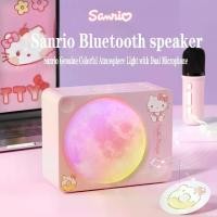 ราคา ลำโพงบลูทูธ, Sanrio, โคมไฟดวงจันทร์, ดีไซน์ HelloKitty, การ์ดเสียงในตัว, การ์ตูนและน่ารัก, ไมโครโฟนคู่, คาราโอเกะ, เครื่องมือที่มีประโยชน์, เหมาะสำหรับใช้ในบ้านและ KTV, แบบพกพา (1731884172632163708)