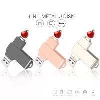 ราคา แฟลชไดรฟ์ USB โลหะ, ความจุ 1TB, ไดรฟ์ปากกา OTG, มีให้เลือก 128GB, 32GB และ 64GB, USB 3.0, แฟลชดิสก์, เข้ากันได้กับ iOS / Android (1731882297643535103)