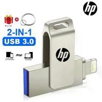 ราคา [พร้อมส่ง] แฟลชไดรฟ์ USB 3.0 2TB 1TB OTG 2 in 1 สําหรับ Iphone 256GB 128GB 64GB 32GB 16GB i O S (1729826542644201491)