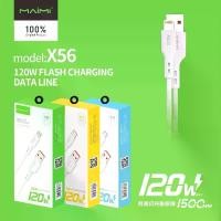 ราคา On time Maimi สายชาร์จ รุ่น X56 (สายUSB) สีขาว Lightning / TypeC / MicroUSB สายยาว 1.5 เมตร สายชาร์จไอโฟน ไอแพด แอนดรอยด์ ของแท้ 100% ประกัน 1ปี (1732501623283746224)