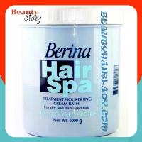 ราคา ของแท้ 100% Berina hair spa เบอริน่า แฮร์ สปา ทรีตเมนท์ 1000ml กระปุกฟ้า* สำหรับผมแห้งเสีย ที่ผ่านการดัด ย้อม กัดสีผม ผมแตกปลาย (1731903084504581835)