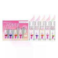 ราคา น้ำมันลิปเรืองแสงเปลี่ยนสี, 5 ชิ้น, น้ำมันลิปเจลลี่คริสตัลให้ความชุ่มชื้น, ลิปกลอส, น้ำมันลิปใส, ย้อมสี, สำหรับการดูแลริมฝีปาก (1731607350438037475)