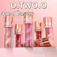 ราคา ลิปสติก O.TWO.O ชุดสี่ชิ้น หมอกบาง ติดทนนาน ลอลลี่ป๊อป ลิปกลอส ไม่เหนียวเหนอะหนะ กำมะหยี่ด้าน ลิปสติก (1732050113038354229)