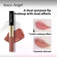 ราคา ลิปกลอส Koco Angel สองหัว ติดทนนาน ลิปสติกเนื้อแมท ลิปกลอสไม่โอน ลิปบาล์มแต่งหน้า go go taes lipstick ลา ปาส โจลี่ ยู ลิป 09 merrezca jelly lip tint ลิป คิตตี้ baby g (1732218814227973866)
