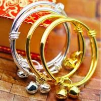 ราคา สร้อยข้อมือเด็ก ผิวมัน มีกระดิ่ง สำหรับเด็ก สร้อยข้อมือเงิน แบบกดดึง เด็กหญิง เด็กผู้ชาย (1730319205066705831)