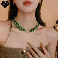ราคา สร้อยคอ สไตล์โบฮีเมียน สร้อยคอคริสตัล หลายชั้น สวย สง่างาม เครื่องประดับวินเทจ สไตล์ชาติพันธุ์ หรูหรา ผิวมัน สร้อยคอ วงกลม (1732170562397898894)