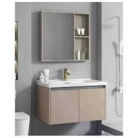 ราคา 805 Cheap จัดส่งในกรุงเทพฯ, ประเทศไทย อ่างล้างหน้าห้องน้ำจากหินอ่อนตู้ อ่างล้างหน้าเซรามิก ตู้ห้องน้ําสไตล์ครีม (1732092263911360031)