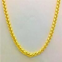 ราคา สร้อยคอทองคำทราย, แฟชั่น, หรูหรา, โซ่ทองคำเหลืองหนา, สำหรับผู้หญิงและผู้ชาย, เหมาะสำหรับงานแต่งงานและงานหมั้น, ของขวัญเครื่องประดับ, ประเทศไทย (1732222075399604823)