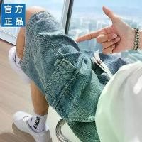 ราคา กางเกงยีนส์ขาสั้น แบบบาง สไตล์ Workwear สำหรับผู้ชายและผู้หญิง ทรงหลวม แฟชั่น สไตล์อเมริกัน อินเทรนด์ กางเกงขาสั้นลำลอง ปี 2025 เสื้อ ลินิน พร้อม ส่ง ทั่วไทย กางเกง brng (1732063452014020356)