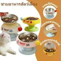 ราคา ชามอาหารสัตว์เลี้ยง ชามสุนัข ชามแมว ชามสแตนเลส ถอดออกได้ มียางกันลื่น (1732186282823877940)