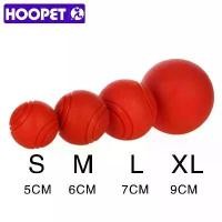 ราคา ของเล่นสุนัข ลูกบอลยาง HOOPET ทนต่อการกัด เหมาะสำหรับสุนัข ลูกสุนัข เท็ดดี้ พิทบูล สีแดง ลูกบอลแข็ง มีไซส์ S-XL อุปกรณ์สำหรับสัตว์เลี้ยง (1732671530846028937)