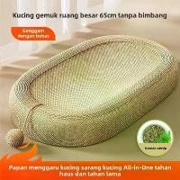 ราคา ของเล่นแมว เตียงที่เข้าชุดกัน เหมาะสำหรับแมว มีท็อปเปอร์ก้นถั่ว เหมาะสำหรับหมอนแมว กรงอาบน้ำแมว เสื่อกรงแมว บ้านต้นไม้ม้าแมว ล้อกลิ้ง เหมาะสำหรับแมวสองตัว สามารถใช้เป็นโถส้วมได้เพียงแห่งเดียว (1732185