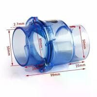 ราคา เช็ควาล์วข้อต่อคู่ PVC ขนาด 50 มม. โปร่งใส เหมาะสำหรับท่อพีวีซี ตู้ปลา (1732293340173141824)