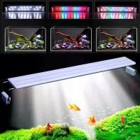 ราคา JQTG 3สี ไฟตู้ปลา Led พืชน้ำ แสง โคมไฟตู้ปลา RGB ไฟตู้ปลา ตู้ปลาled aquarium light ไฟติดตู้ปลา ไฟไม้น้ํา โคมไฟ ตู้ปลา (1732600013018203273)