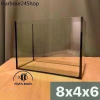 ราคา ✥ตู้ปลา โหลปลากัด ตู้ปลาขนาดเล็ก 8x4x6 นิ้ว !!กระจกหนา 3 มิลลิเมตร!!✼ (1731557776027190973)
