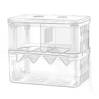 ราคา กล่องเพาะพันธุ์ปู ขนาดใหญ่พิเศษ พร้อมห้องหยอดและฟักไข่อีก ห้องโปร่งใส สังเกตง่าย กล่อง เลี้ยง ปลา ตู้ปลา 24 นิ้ว ส่ง ฟรี ตู้ ปลาสลิด ตู้ปลา มี ไฟ (1732568758818080325)