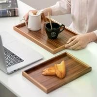 ราคา ถาดไม้วอลนัท เหมาะสำหรับอาหารเช้า ของหวาน ขนมปัง ของว่าง ซูชิ และอื่นๆ ถาดอเนกประสงค์ ทรงสี่เหลี่ยม พร้อมที่วางแก้ว เหมาะสำหรับน้ำบ่าย ถาดรองจาน ตกแต่งเดสก์ท็อป เหมาะสำหรับใช้ในบ (1732675887282620247)