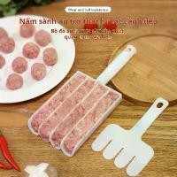 ราคา เครื่องทำลูกชิ้น เครื่องกดปลา เครื่องกดเนื้อ เหมาะสำหรับทำมันฝรั่ง ขนมปัง และลูกชิ้นปลา สามหรือสี่แถว (1731608361690433967)