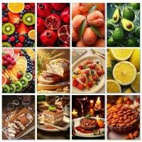 ราคา ชุดปักครอสติช DIY, 5D, ภาพวาดเพชร, ธีมอาหาร, ผลไม้, กาแฟ, ขนมปัง, โมเสคเพชรเต็ม, ปัก, ภูมิทัศน์, ศิลปะการตกแต่งบ้าน (1731699300036741482)