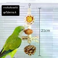 ราคา ของเล่นนกแก้วสำหรับฝึกกัดฝน จะสามารถยกหัวขึ้นได้ บรรเทาความเครียด กระดูกปลาหมึกสำหรับ budgies ค็อกเทล ของเล่นพิเศษสำหรับนกแก้ว ลูก สน ของ เล่น นกหงส์หยก คอนนก (1732564547852207989)