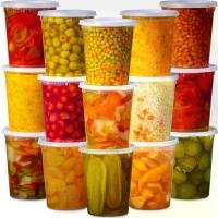 ราคา ชุด 10 ชิ้น 32 ออนซ์ ภาชนะเก็บอาหาร พร้อมฝาปิดสุญญากาศ ใช้แล้วทิ้ง ทำจากพลาสติก พร้อมรับประทาน กล่องเบนโตะ วางซ้อนกันได้ ป้องกันการรั่วซึม ปลอดสาร BPA ไมโครเวฟปลอดภัย เครื่องล้าง (1732145939050432485)