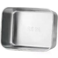 ราคา ภาชนะเก็บอาหาร วัสดุสแตนเลส 304 เหมาะสำหรับนักเรียน พนักงานออฟฟิศ อาหารลดน้ำหนัก อาหารริมถนน กล่องเก็บของในตู้เย็น (1731689667332179250)