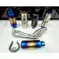 ราคา คอท่อ คอท่อแต่ง Mslaz M-Slaz ทุกปี / R15 ถึงปี  2016 ขนาด นิ้ว งานสแตนเลสแท้ พร้อมปลายท่อ กระป๋อง อุปกรณ์ครบ (1731719701786363659)