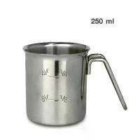 ราคา สินค้าที่ขายดีที่สุดของเดือนนี้ Stainless Steel Measure Cup เหยือกตวงสแตนเลส ทรงกระบอก 250 ml. ตั้ง ครก ส้มตํา กระป๋อง ตอก เก็บ ผัก ใน ตู้เย็น ถุง ให้ อาหาร ทาง สาย (1732261807670265617)