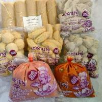 ราคา เซทยกมาทั้งร้าน •ทอดมันสด1 ถุง •เนื้อปลา1 ถุง •ปลาเส้น5เส้น 1 ถุง •ลูกชิ้นระเบิด 2ถุง(กลม1,รักบี้1)•ลูกชิ้นปลา2ถุง (กลม1,รักบี้1) (1732394147568322020)